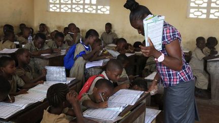 Ecole primaire au Togo où le français est la langue d'enseignement. (GODONG/BSIP)