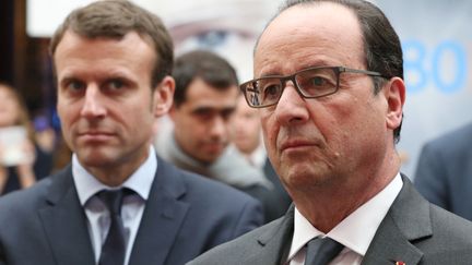 &nbsp; (Emmanuel Macron et François Hollande, en mai. © Charles Platiau/AFP)