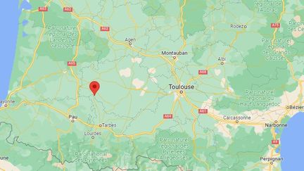 Une femme de 58 ans a été tuée à Préchac-sur-Adour (Gers) après avoir été percutée à deux reprises avec un véhicule, le 3 août 2023. Son ex-conjoint est soupçonné du meurtre. (GOOGLE MAPS)