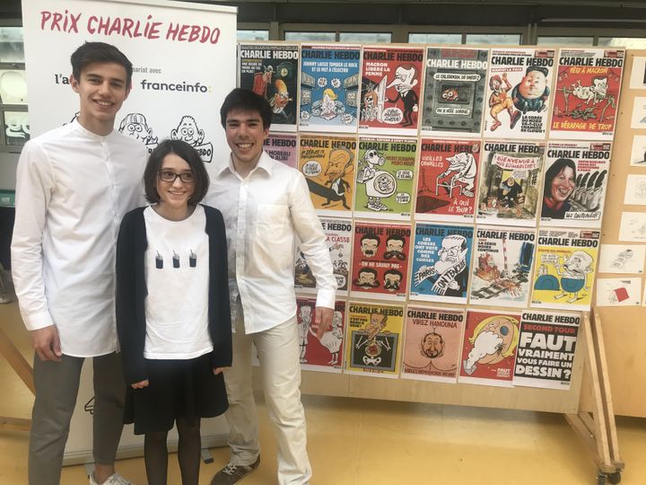 Les trois gagnants du prix Charlie 2018 (Charlie Hebdo)