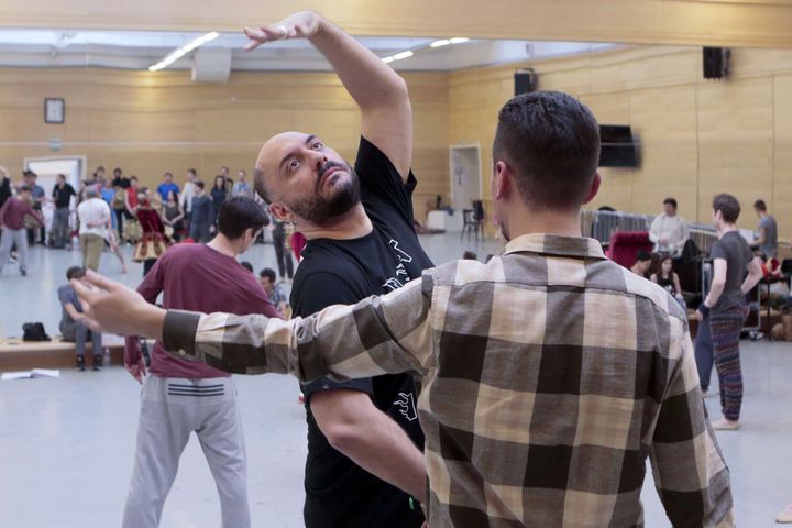 Kirill Serebrennikov en plein travail au Bolchoï (2017)
 (Damir Yusupov/AP/SIPA)