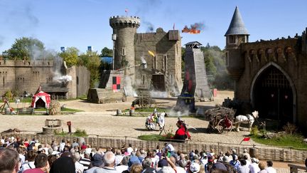 Au parc du Puy du Fou (Vendée), en janvier 2020. (PHILIPPE ROY / AFP)