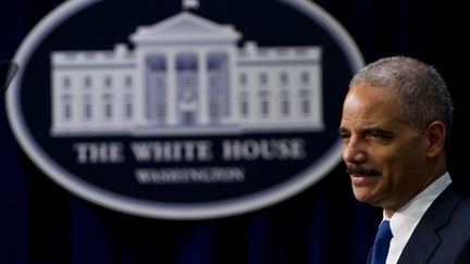 Le ministre de la Justice américain, Eric Holder, le 19 novembre 2010, à la Maison Blanche. (AFP)