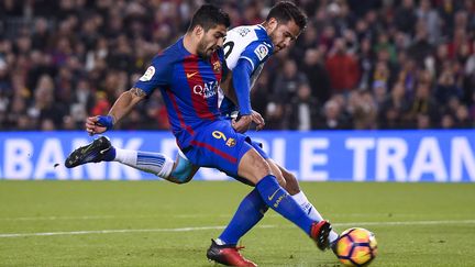 Luis Suarez, buteur contre l'Espanyol 