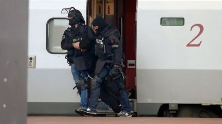 &nbsp; (L'arrestation du jeune homme a causé une belle pagaille en gare de Rotterdam vendredi © MaxPPP)