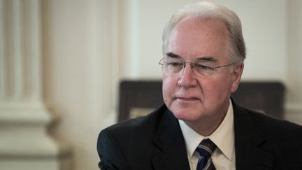 Le ministre de la Santé américain Tom Price à la veille de sa démission, le 28 septembre 2017, à la Maison blanche à Washington.&nbsp; (DREW ANGERER / GETTY IMAGES NORTH AMERICA)