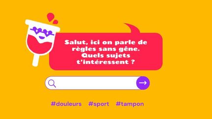 The platform "Let's Talk Rules" from the Règles Elementaires association allows young people to ask questions about menstruation. (SCREENSHOT LET’S TALK RULES)