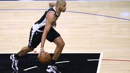 Nicolas Batum des Clippers de Los Angeles lors d'un match face aux Pacers de l'Indiana (129-96) au Staples Center le 17 janvier 2021 à Los Angeles (Californie). (HARRY HOW / GETTY IMAGES NORTH AMERICA)