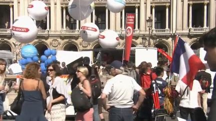 Après les agents de la RATP, les professions libérales se mobilisent contre la réforme des retraites lundi 16 septembre 2019. (FRANCE 2)