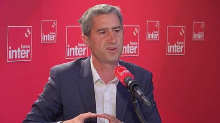 Le député sortant LFI dans la Somme, François Ruffin, mardi 2 juillet 2024 sur France Inter. (FRANCE INTER / RADIO FRANCE)