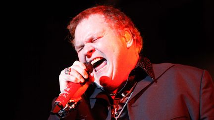 Le chanteur américain Meat Loaf sur scène au Planet Hollywood de Las Vegas (Nevada, Etats-Unis) le 15 mars 2014. (REX/REX/SIPA / REX)