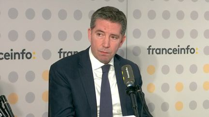 L'ambassadeur de Turquie à Paris, Ali Onaner, invité de franceinfo, mercredi 8 février 2023. (franceinfo)