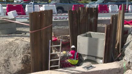 Face à cette vague de chaleur, les entreprises du bâtiment s'organisent. Les horaires ont par exemple été réaménagés.&nbsp;&nbsp; (FRANCE 3)