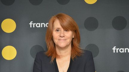 Nathalie Darrigrand, directrice de France 5. &nbsp; (JEAN-CHRISTOPHE BOURDILLAT / RADIO FRANCE)