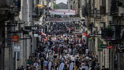 Une rue piétonne à Bordeaux (Gironde), le 5 septembre 2020. (PHILIPPE LOPEZ / AFP)