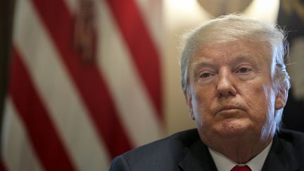 Le président américain Donald Trump à la Maison Blanche, à Washington, le 16 août 2018. (OLIVER CONTRERAS / CONSOLIDATED NEWS PHOTOS / AFP)