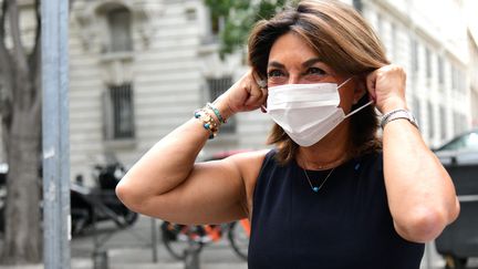 Martine Vassal, présidente Les Républicains du conseil départemental des Bouches-du-Rhône et de la métropole Aix-Marseille-Provence, le 2 septembre 2021. (GEORGES ROBERT / MAXPPP)