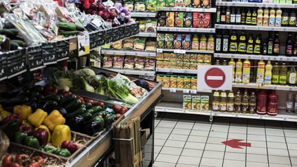 Un supermarché Casino à Toulouse, le 28 mai 2020. (COLINE GAILLE / HANS LUCAS)