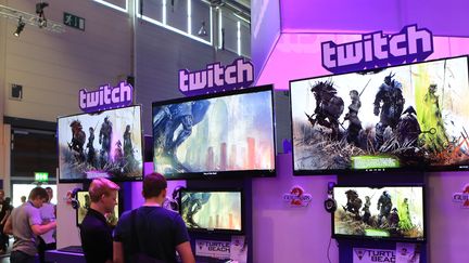 Le stand Twitch du&nbsp;gamescom 2014 à Cologne, en Allemagne. (RALPH GOLDMANN / PICTURE ALLIANCE)