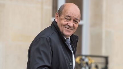 Le ministre de la D&eacute;fense, Jean-Yves Le Drian, le 21 octobre 2015 &agrave; l'Elys&eacute;e. (  MAXPPP)