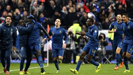 L'équipe de France de football (LIONEL BONAVENTURE / AFP)