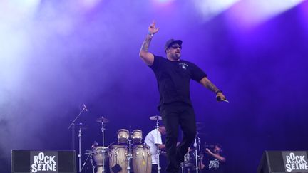 Les papes du hip-hop Cypress Hill ont fait un énorme show sur la Grande Scène, en faisant jumper tout le monde sur du "When I say Cypress, you say Hill !"
 (Gilles Scarella / FTV)