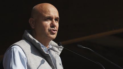 Nicolas Perruchot, président&nbsp;du conseil départemental du Loir-et-Cher, le 19 septembre 2020. (GUILLAUME SOUVANT / AFP)