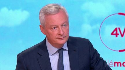 Bruno Le Maire, ministre de l'Économie, des Finances et de la Souveraineté industrielle et numérique, était l'invité des "4 Vérités" sur France 2, lundi 18 septembre. (France 2)