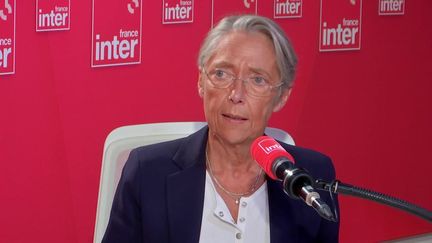 La Première ministre Élisabeth Borne, le 1er septembre 2022 sur France Inter. (FRANCEINTER / RADIO FRANCE)