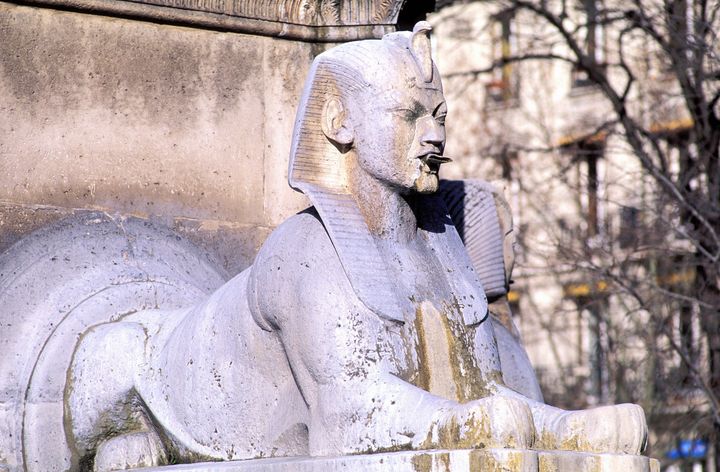 Sphinx de la place du Châtelet à Paris.
 (RIEGER BERTRAND / HEMIS.FR / HEMIS)