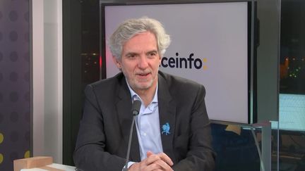 &nbsp;Alexandre Saubot, président de France Industrie, était l'invité éco de franceinfo, le 24 novembre 2022. (FRANCEINFO / RADIO FRANCE)