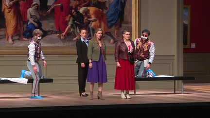  Così&nbsp;fan tutte revisité par&nbsp;Dominique Pitoiset&nbsp;avec&nbsp;l’Opéra de Dijo.,  (V. Chatelier / France Télévisions)