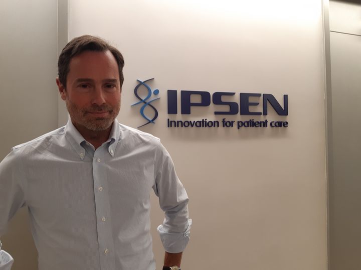 Philippe Lopes-Fernandes, Executive Vice President of Ipsen in the United States.  (SOLENNE LE HEN / FRANCEINFO / RADIO FRANCE)