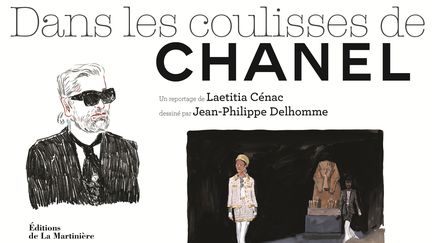 Couverture du livre "Dans les coulisses de Chanel" (EDITIONS DE LA MARTINIERE)