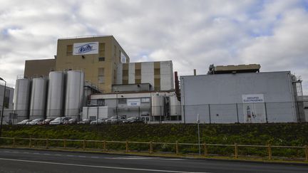 L'usine Lactalis de Craon (Mayenne), en décembre 2017. (DAMIEN MEYER / AFP)