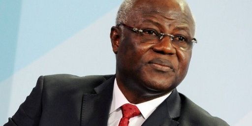 Le président sierra-léonais, Ernest Bai Koroma, lors d'une visite à Berlin, le 14 février 2011. (AFP PHOTO / TOBIAS KLEINSCHMIDT GERMANY OUT)