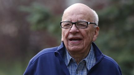 Le patron de News Corp, Rupert Murdoch&nbsp;le 13 juillet 2012 dans l'Idaho (Etats-Unis). (JIM URQUHART / REUTERS)