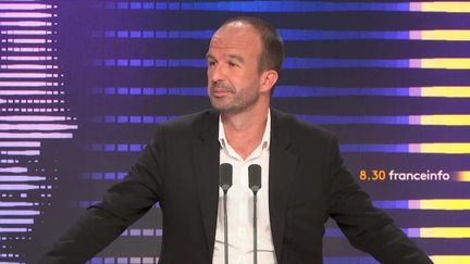 Manuel Bompard, coordinateur de La France insoumise et député des Bouches-du-Rhône, sur franceinfo le 17 septembre 2024. (FRANCEINFO / RADIO FRANCE)