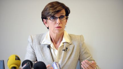 Mich&egrave;le Tisseyre, avocate du club de handball de Montpellier, le vendredi 12 octobre 2012. (SYLVAIN THOMAS / AFP)