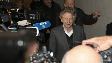 Roman Polanski arrive à la Cinémathèque française, à Paris, le 30 octobre 2017. (LIONEL BONAVENTURE / AFP)