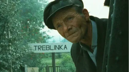 Image tirée du film "Shoah" de Claude Lanzmann. (LES FILMS ALEPH / HISTORIA FILMS)