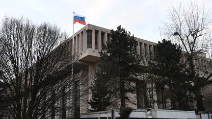 L'ambassade de Russie en France, à Paris. (ALAIN JOCARD / AFP)