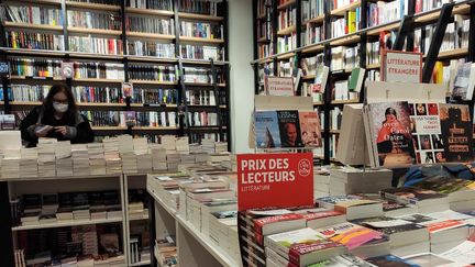 Une librairie à Paris, le 15 octobre 2021.&nbsp; (RICCARDO MILANI / HANS LUCAS / AFP)