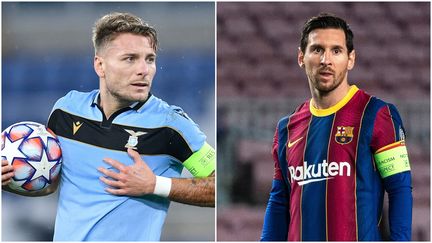 La Lazio de Ciro Immobile et le Barça de Leo Messi sont deux des adversaires possibles du PSG en 8es.