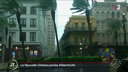 L'ouragan Ida, frappant la Nouvelle-Orléans. (France 2)