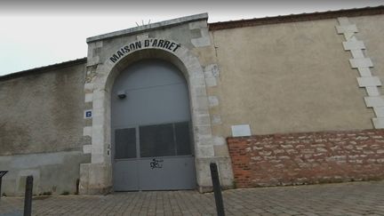 Capture d'écran de la façade d'entrée de la maison d'arrêt de&nbsp;Troyes&nbsp;(Aube), le 26 avril 2019. (GOOGLE STREET VIEW)