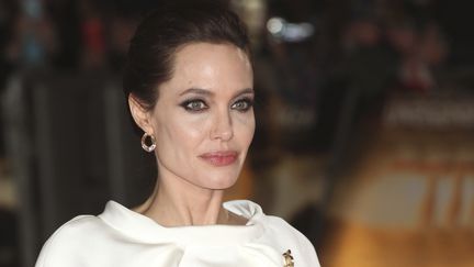 L'actrice Angelina Jolie &agrave; Londres (Royaume-Uni), le 25 novembre 2014. (LEXIE APPLEBY / GEISLER-FOTOPRESS / AFP)