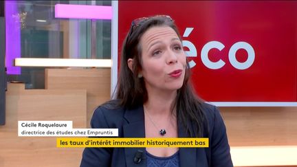 Invitée de Stéphane Dépinoy dans ":l'éco", Cécile Roquelaure, directrice des études chez Empruntis est venue parler des taux de crédit au plus bas depuis les années 70.