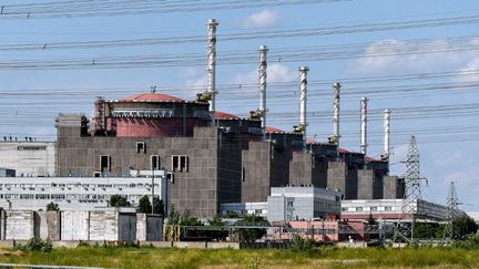 La centrale nucléaire de Zaporijjia, en Ukraine, le 9 juillet 2019. (DMYTRO SMOLYENKO / NURPHOTO / AFP)