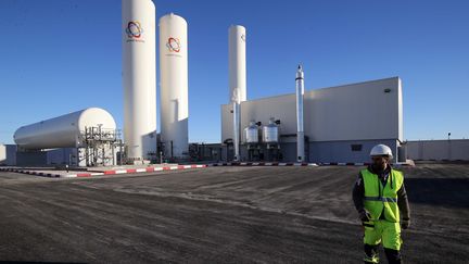 La nouvelle usine de production de gaz industriel liquéfié de la société privée Calgaz en Algérie. (BILLAL BENSALEM / NURPHOTO)